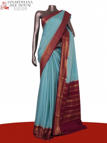 Pure Mysore Crepe Silk Saree